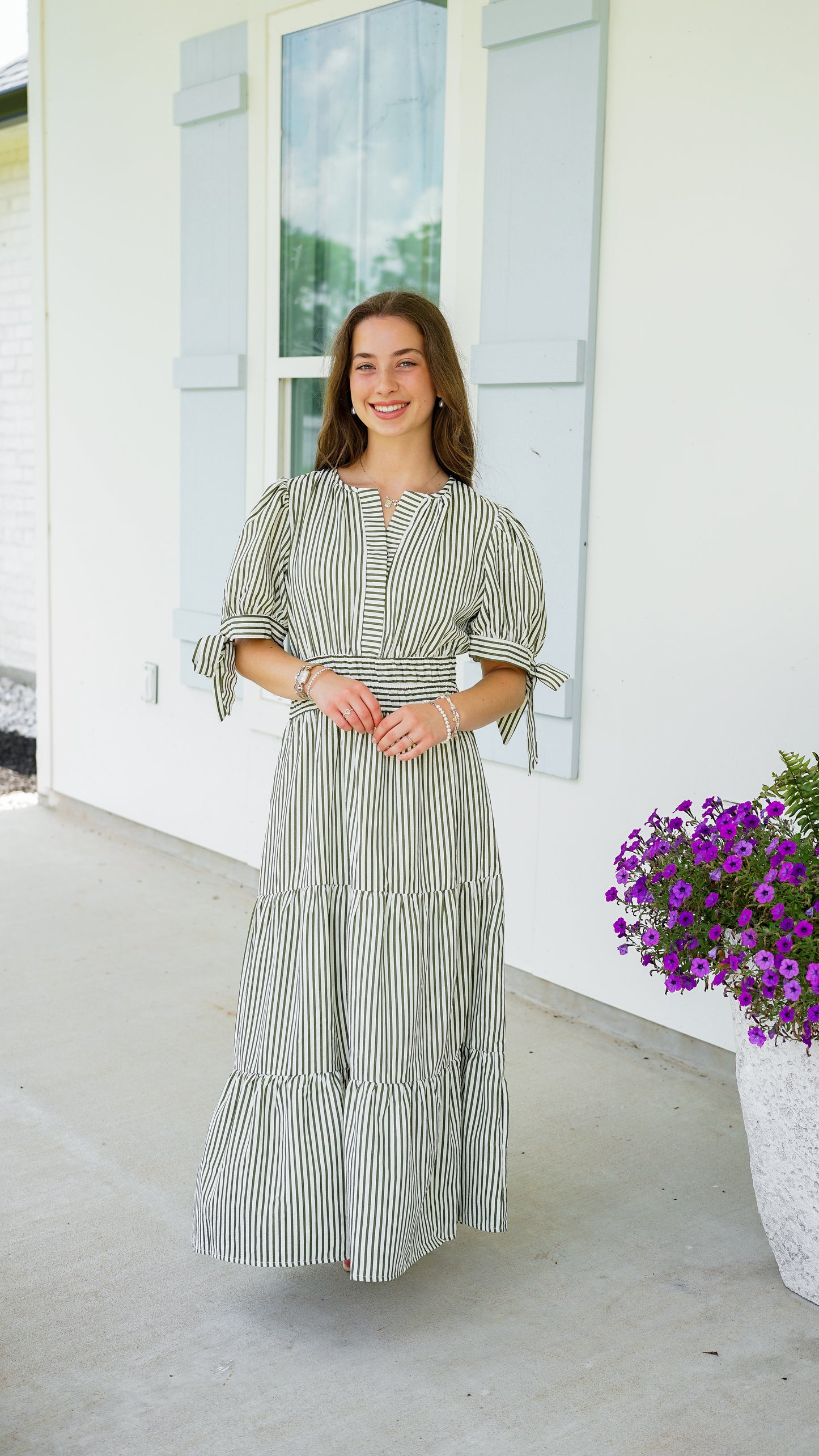 Sophisticated In Stripes Dress