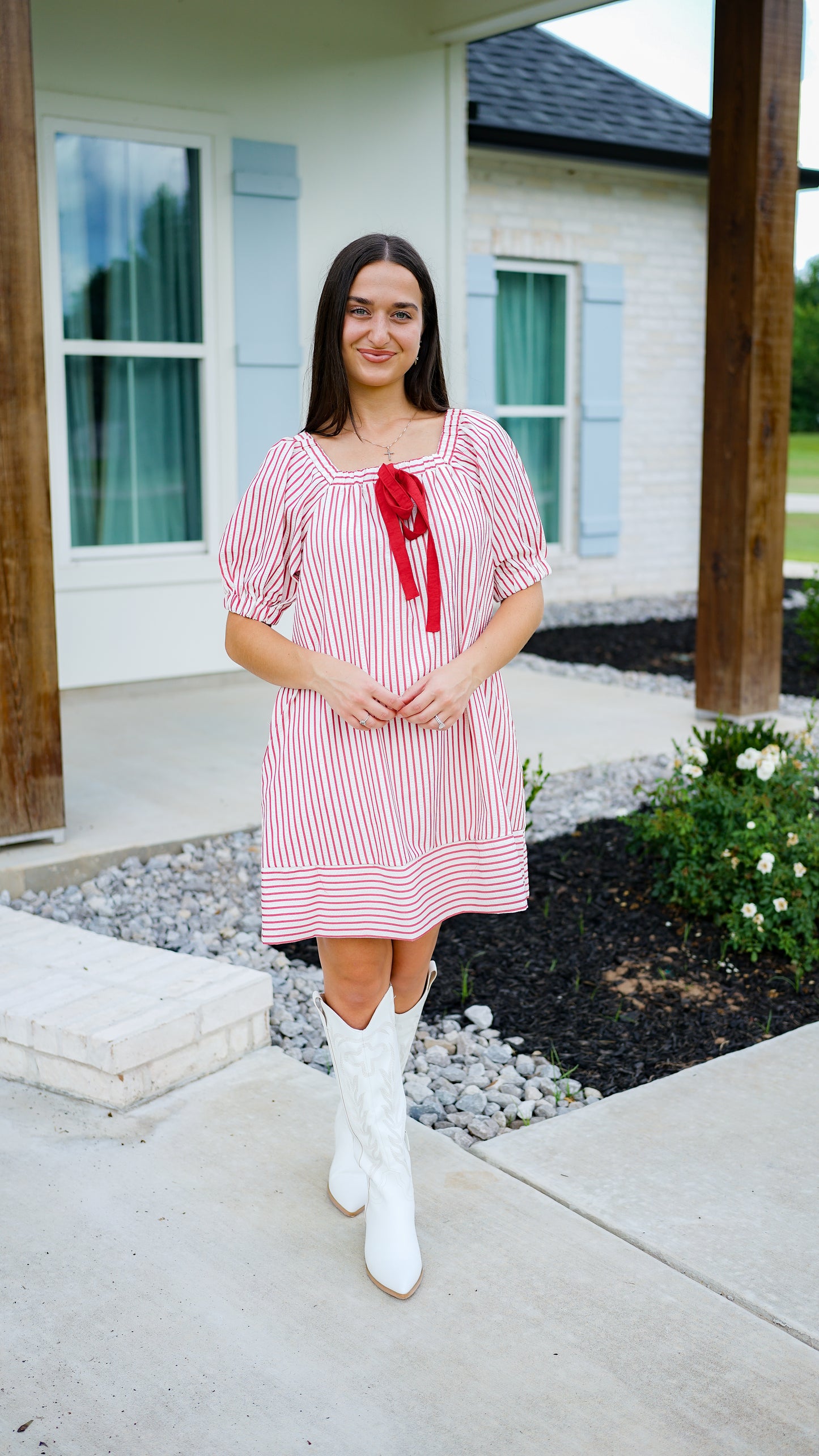 Red Letters Dress