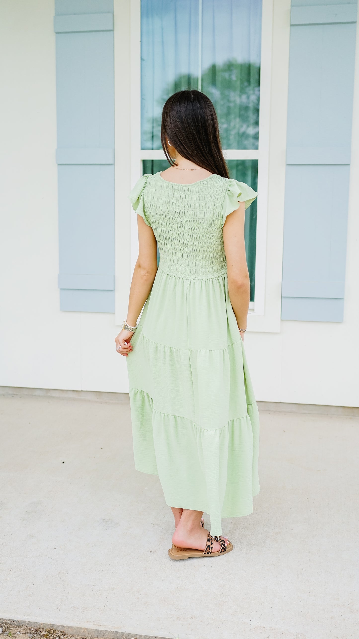 Live and Learn Green Dress