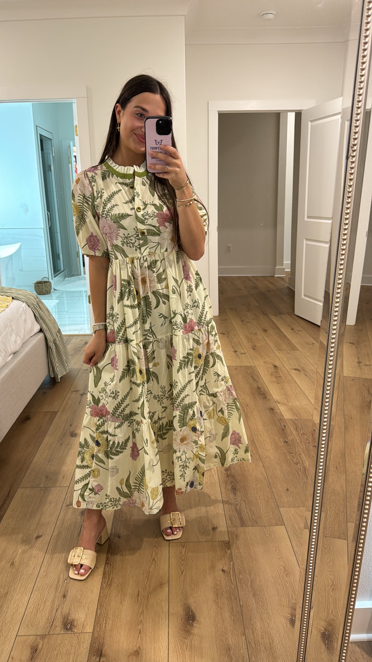 Let Go and Let God Rose Dress