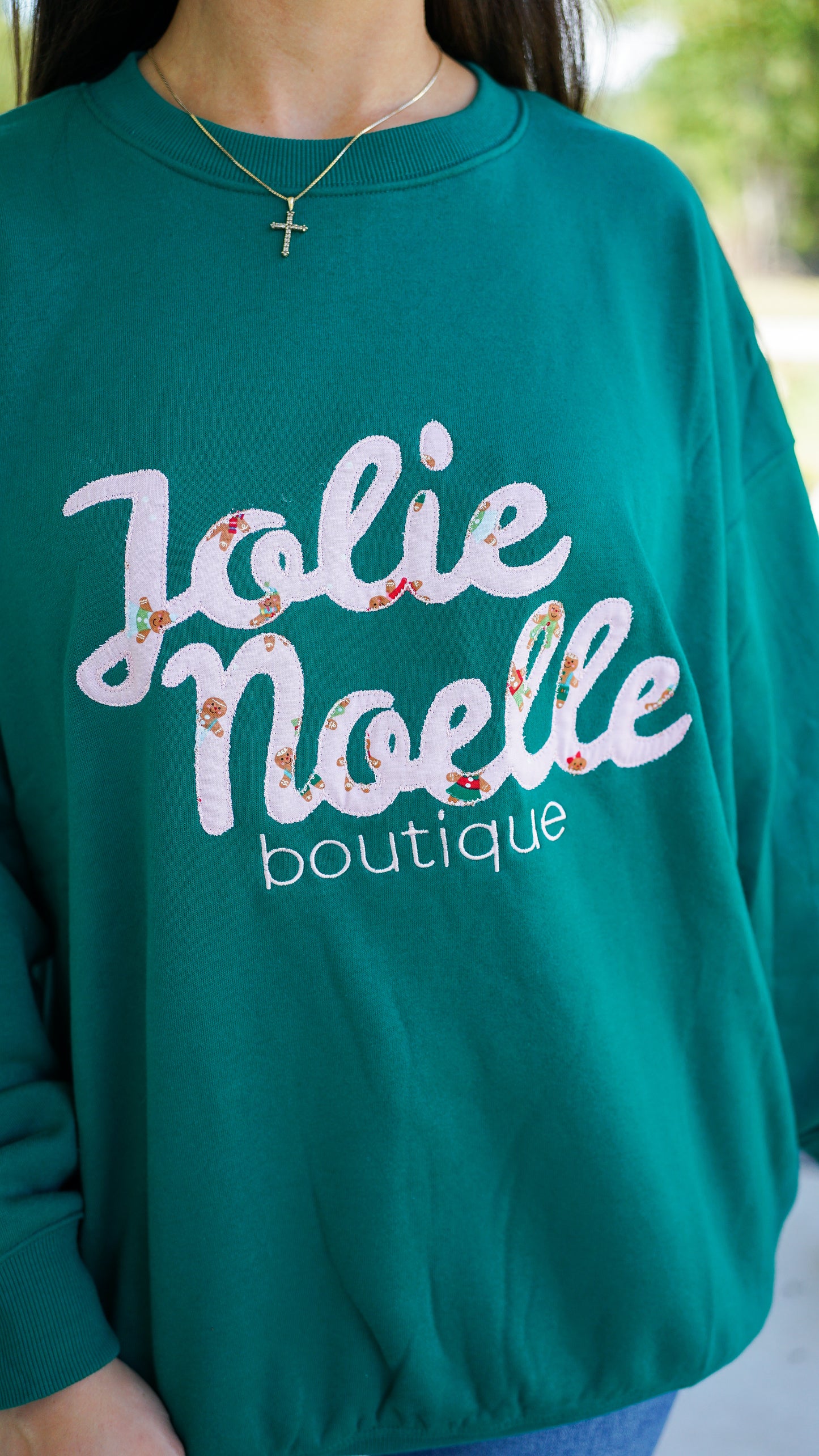Jolie Noelle Gingerbread Sweatshirt