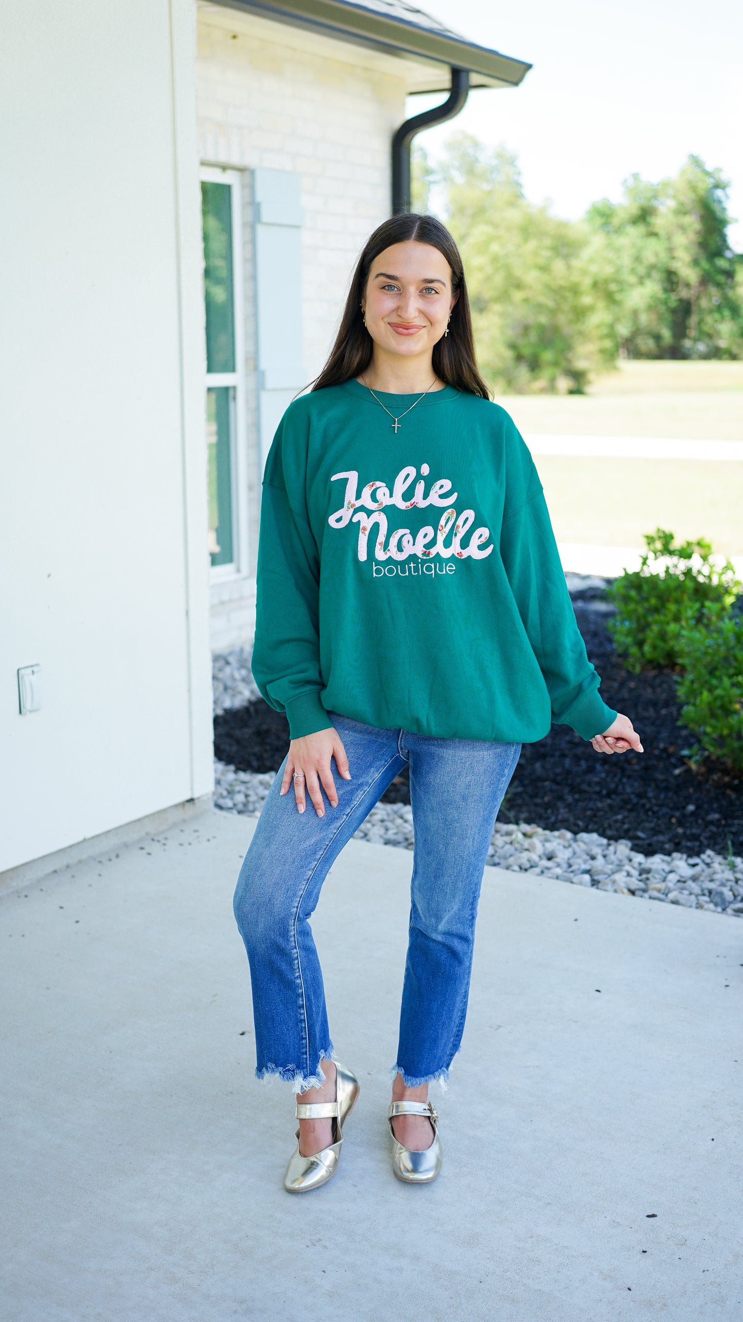 Jolie Noelle Gingerbread Sweatshirt