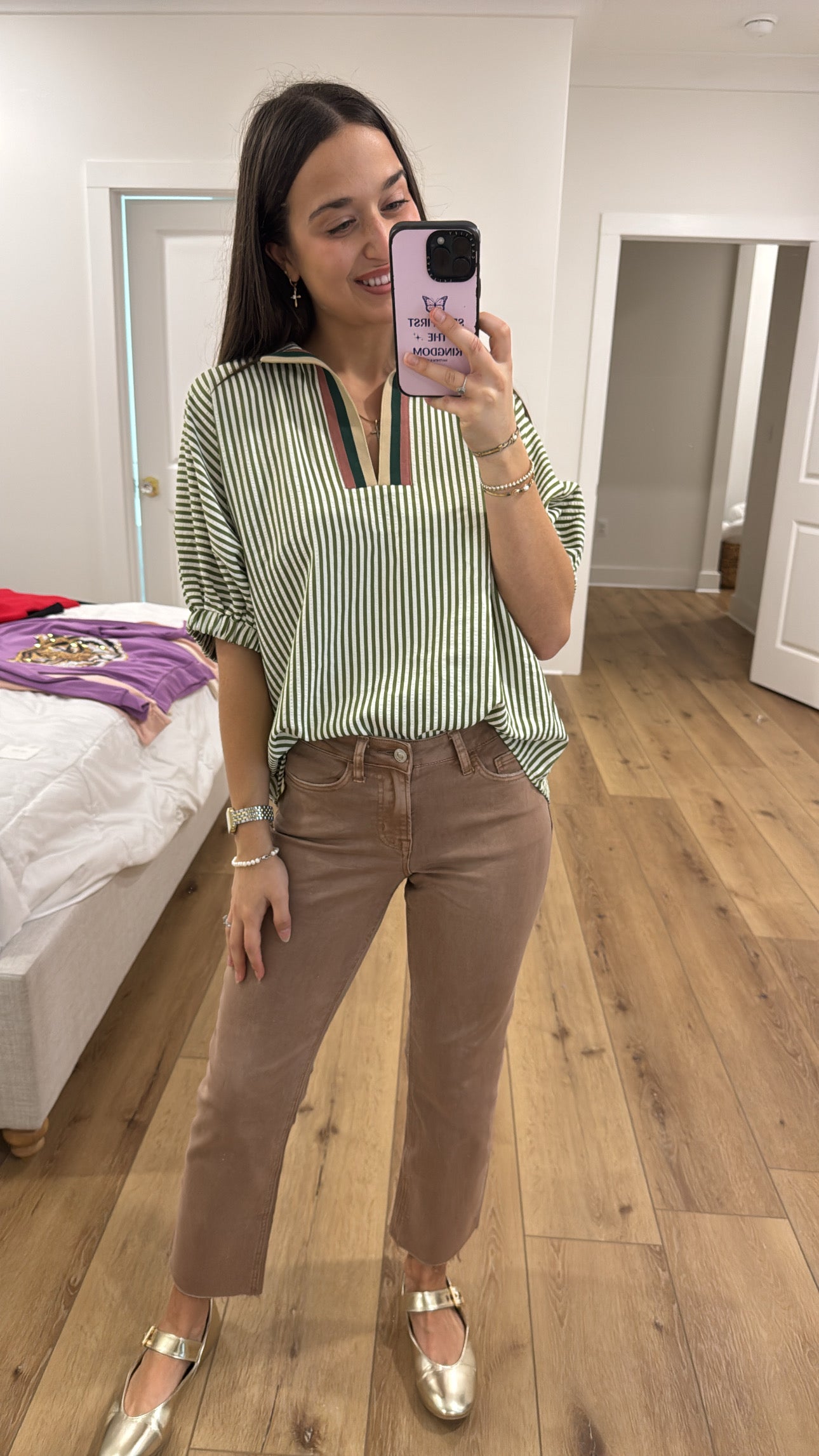 Let It Go Olive Top