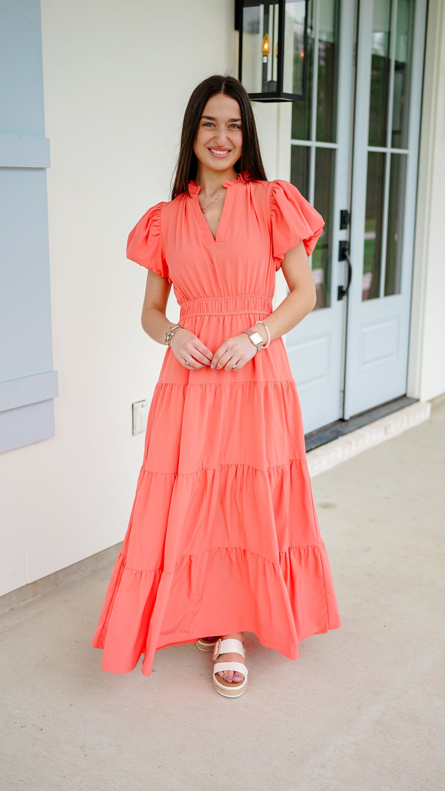 Save Me a Dance Coral Dress