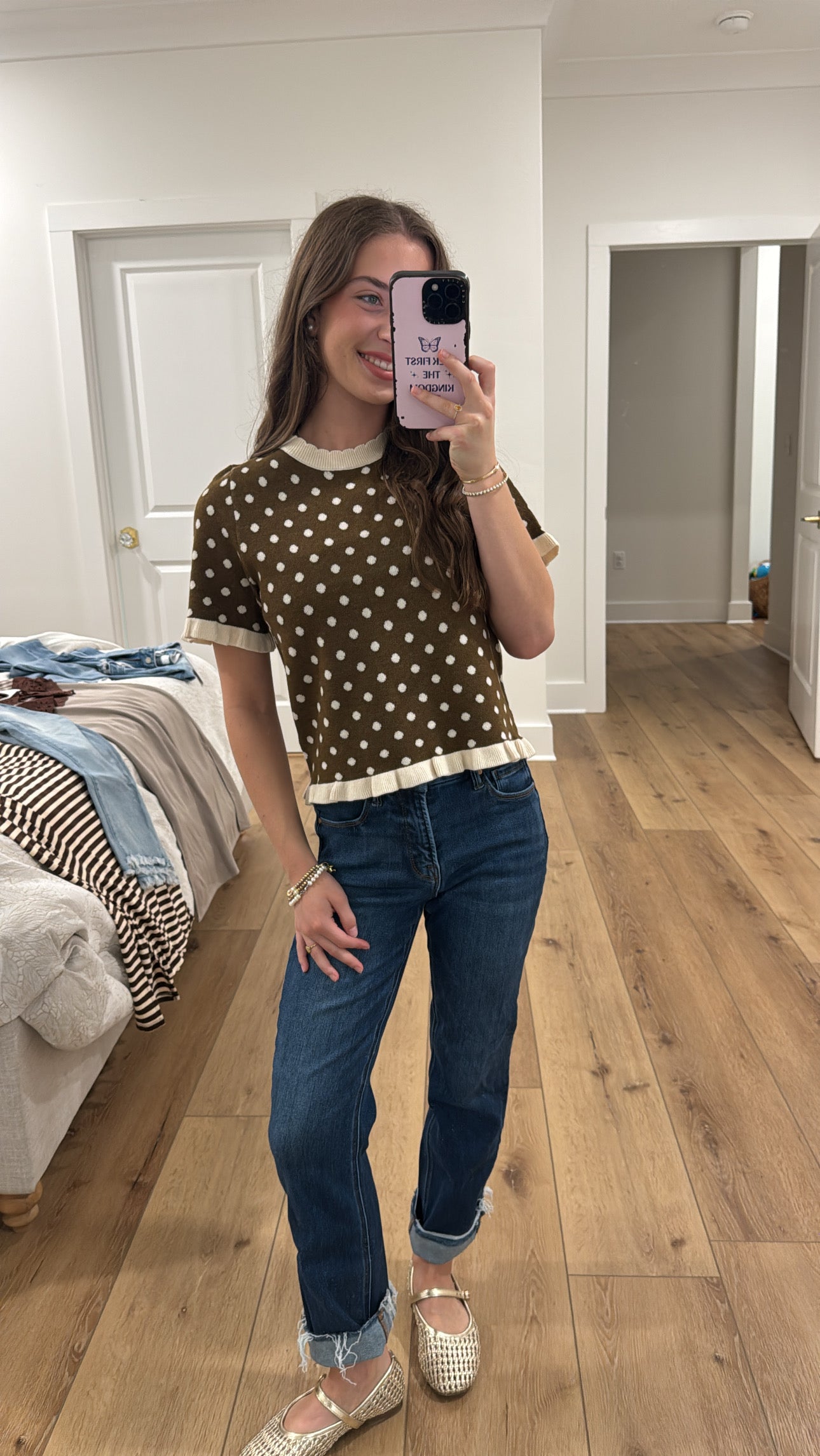Polka Dot Pretty Top