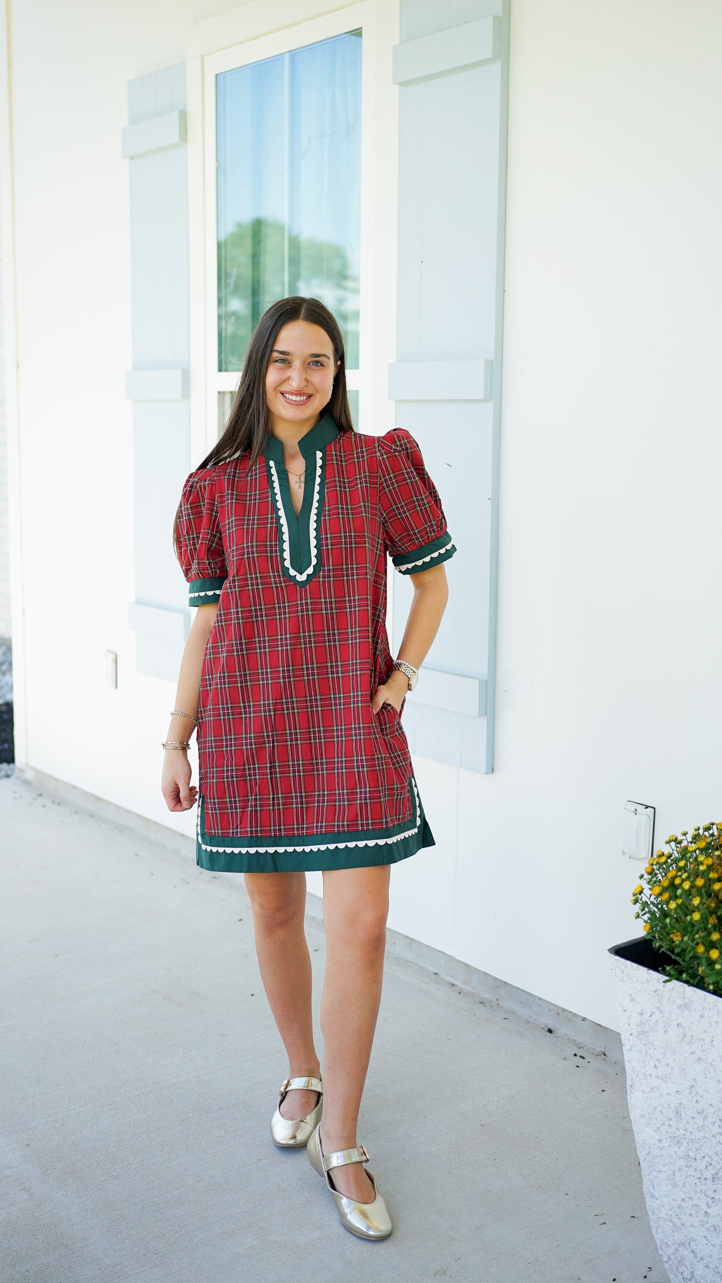 Christmas Plaid Dress