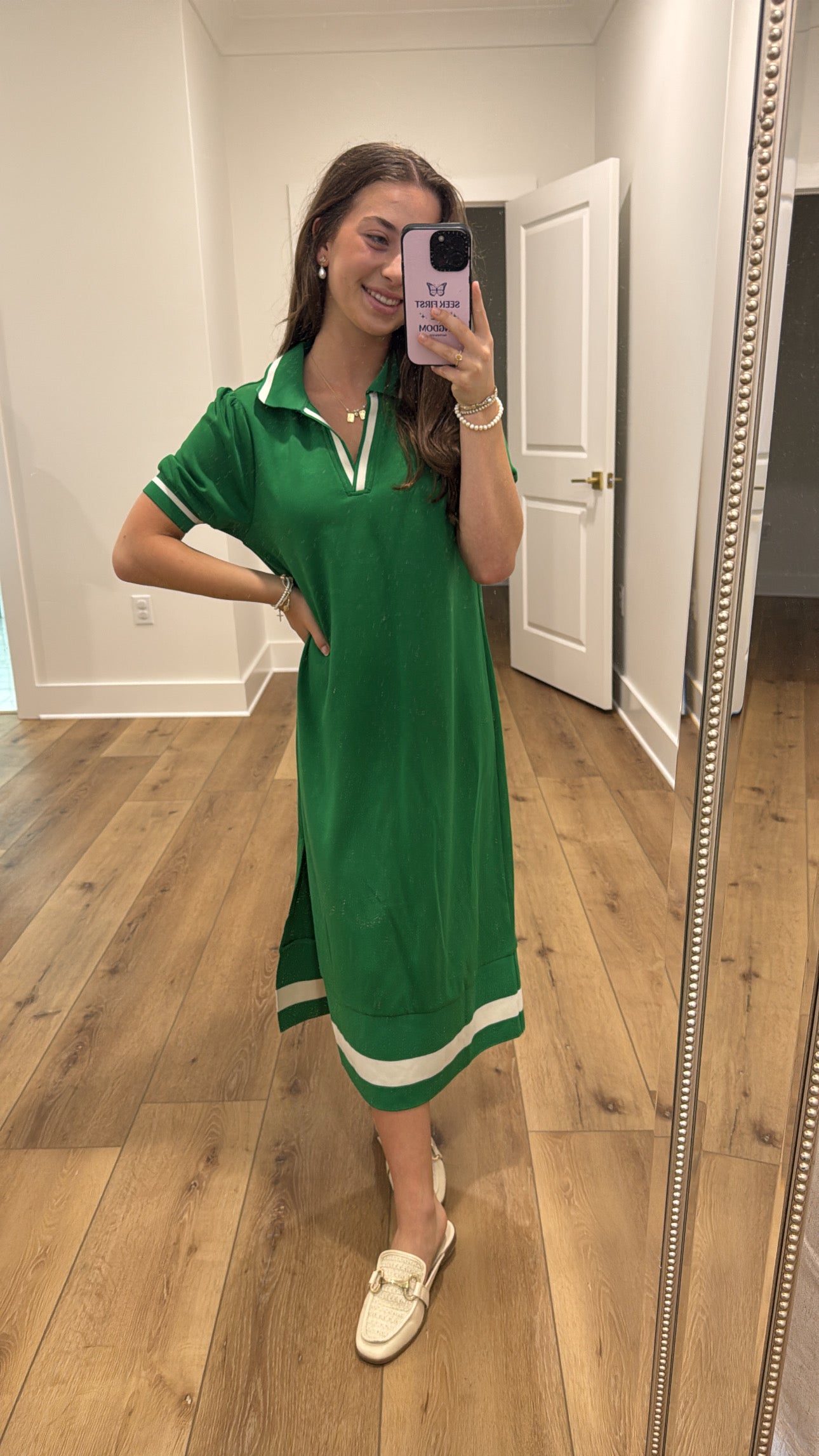 Class In Kelly Dress