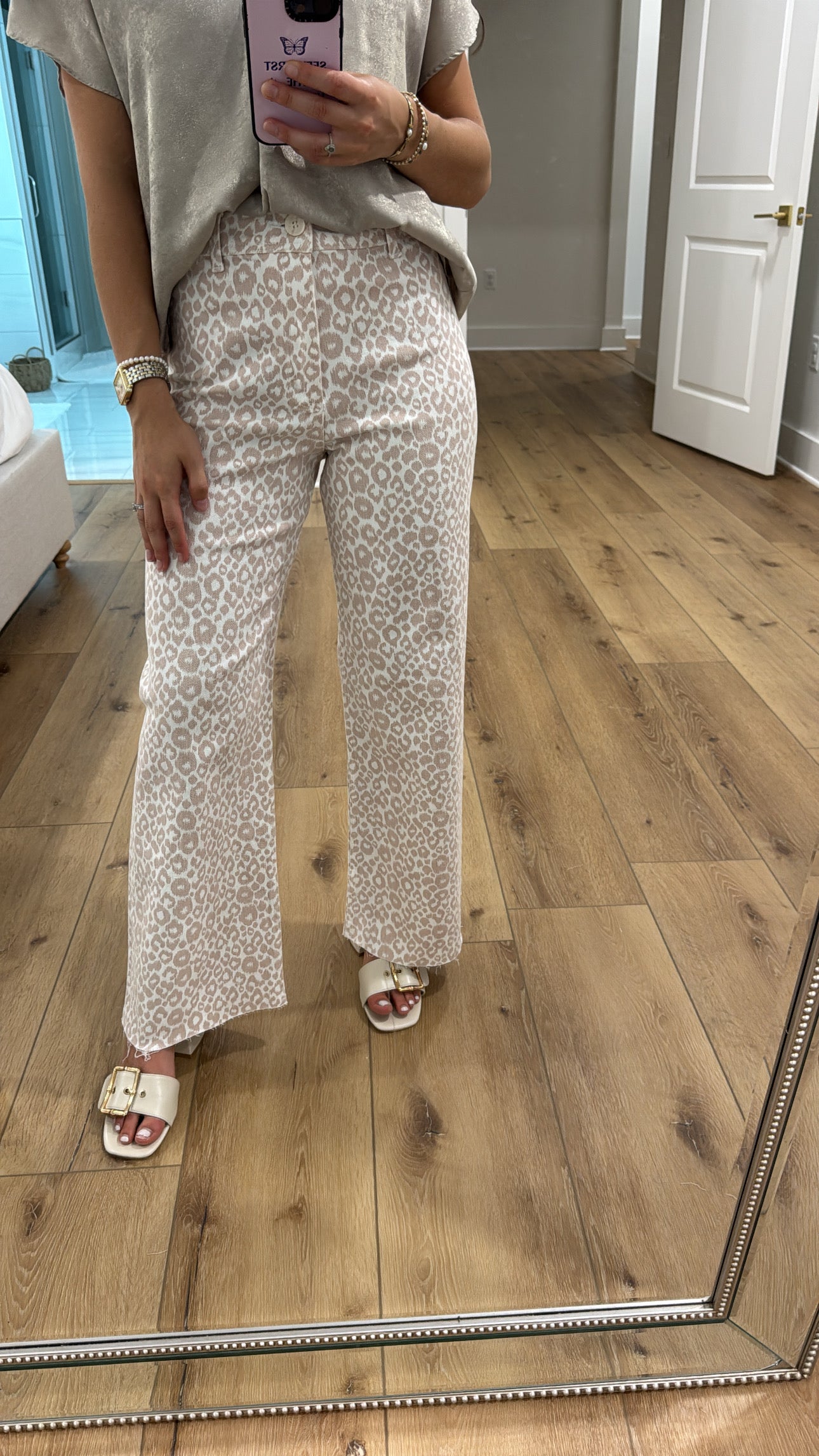 Never Better Leopard Pants