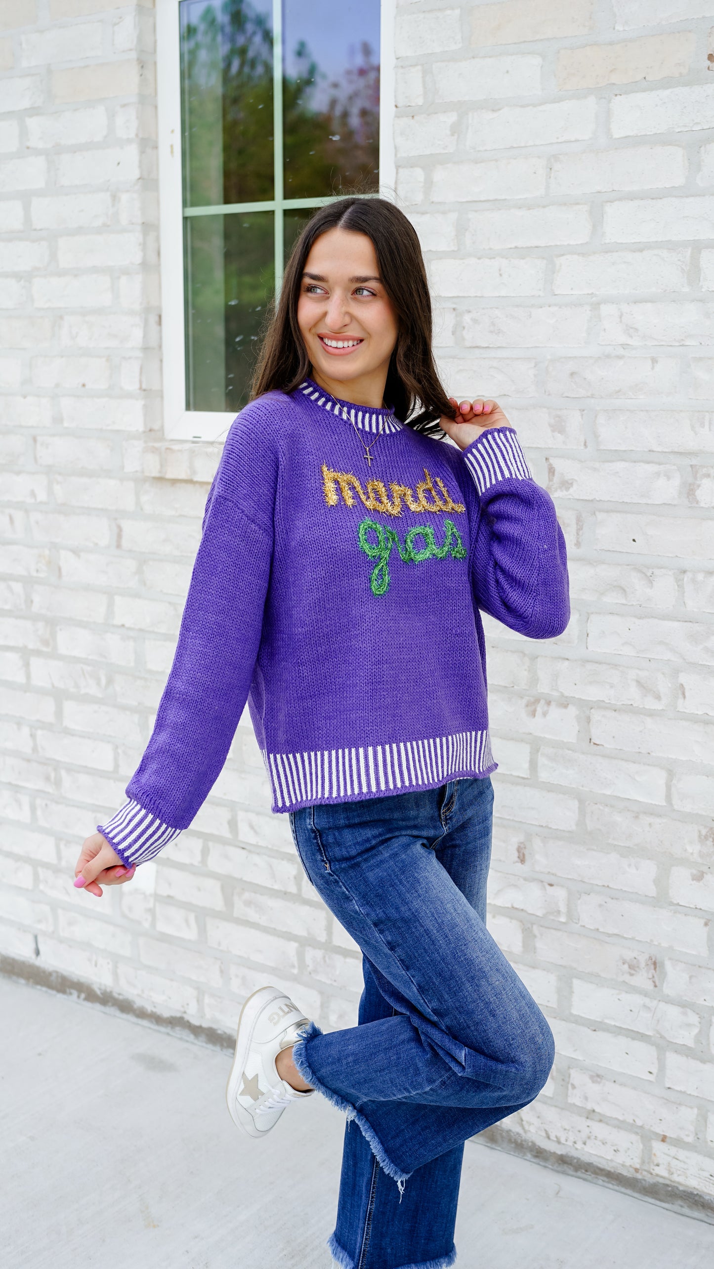 Mardi Gras Mambo Sweater