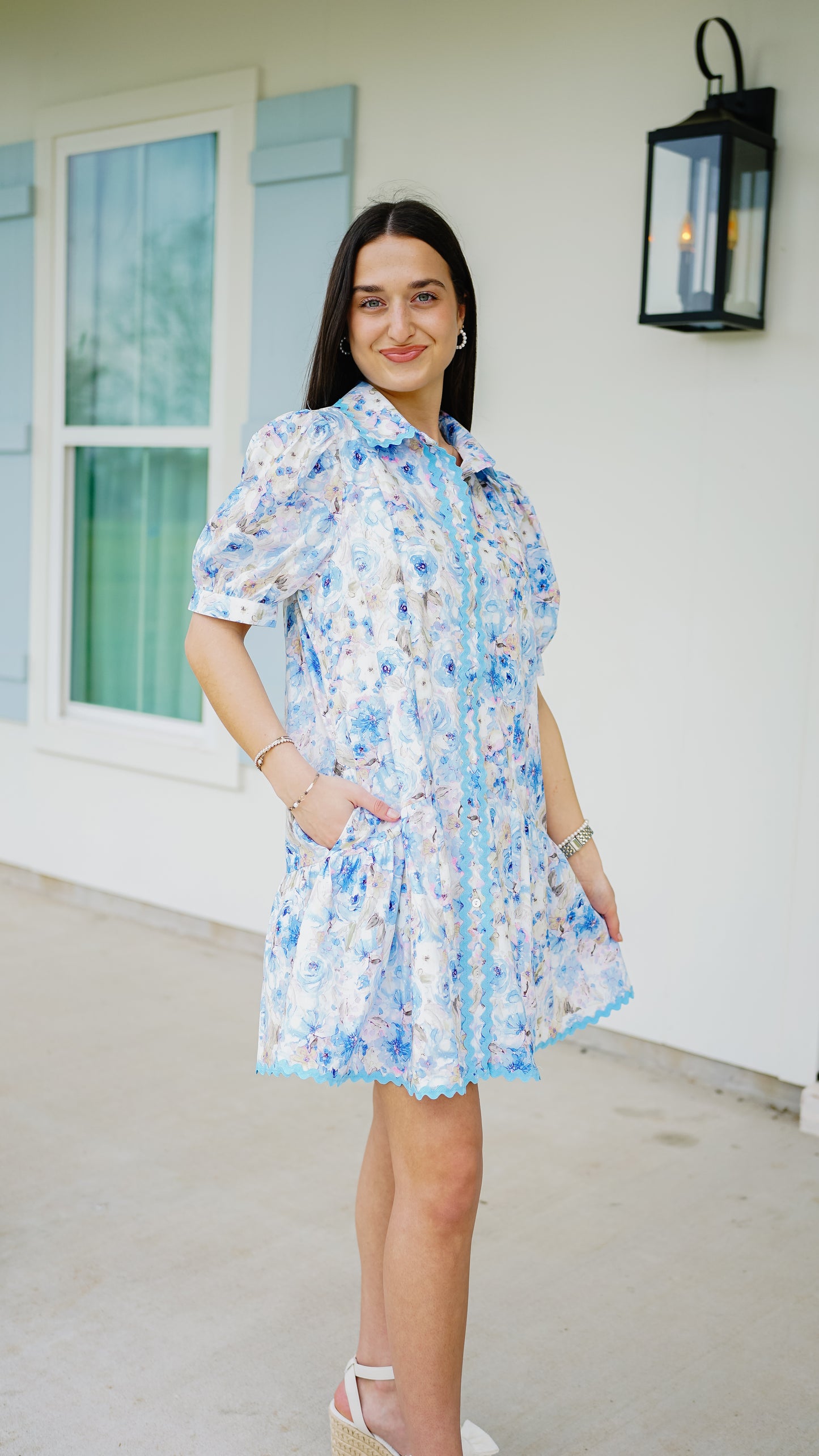 Blessings on Blessings Blue Dress