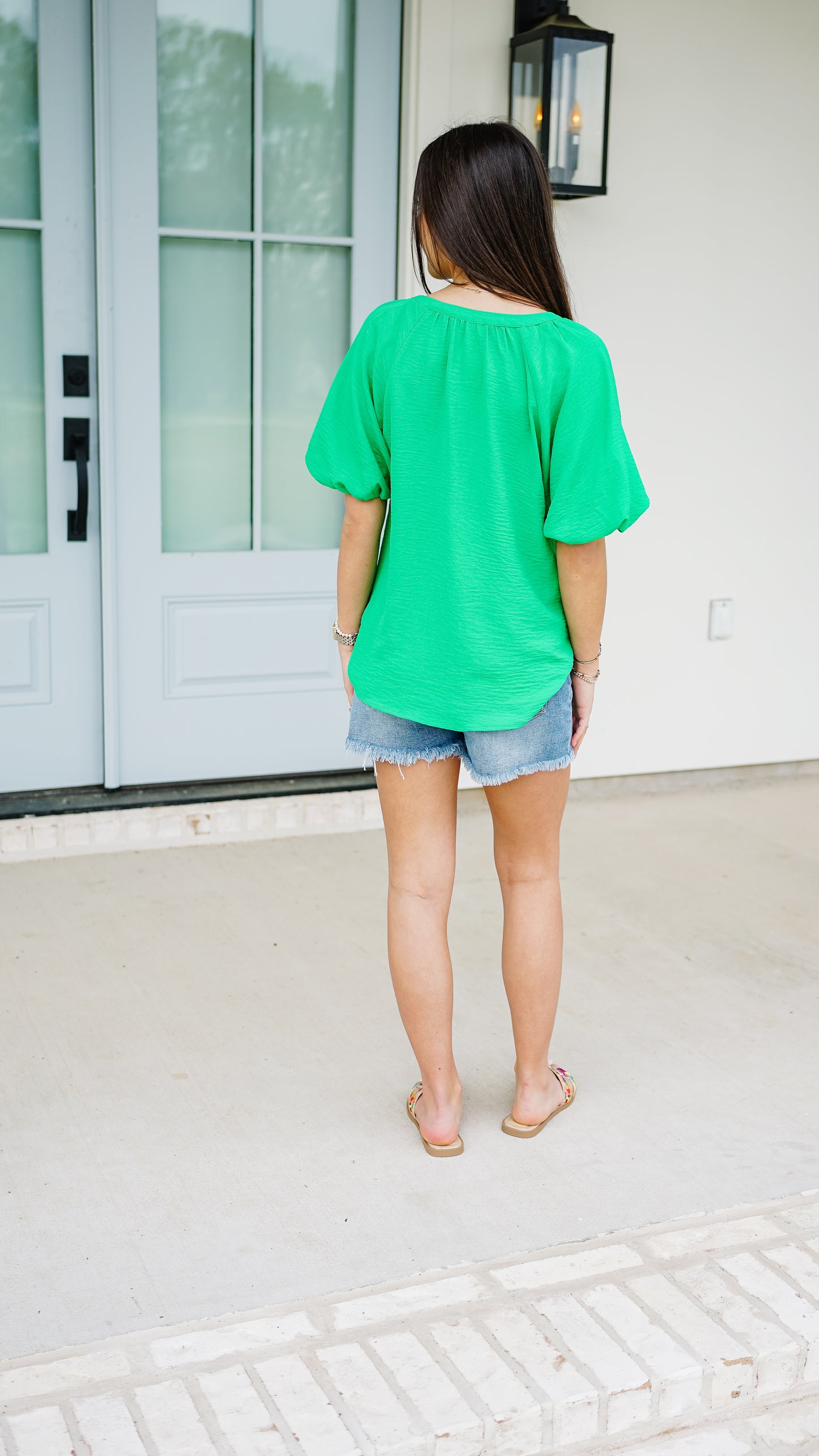 No Doubts Kelly Green Top