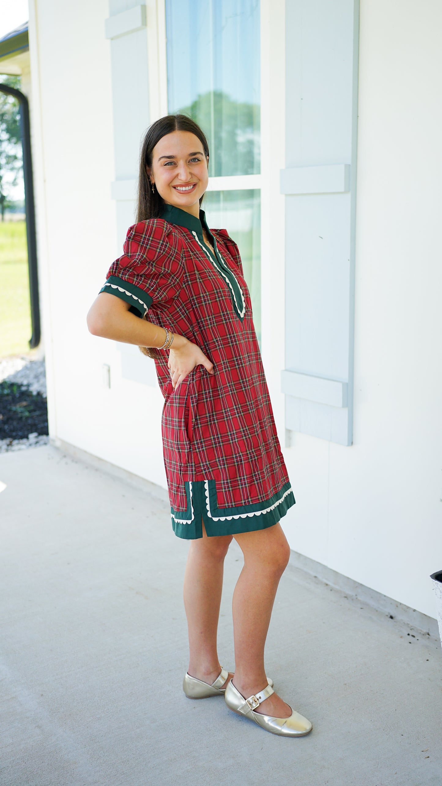 Christmas Plaid Dress