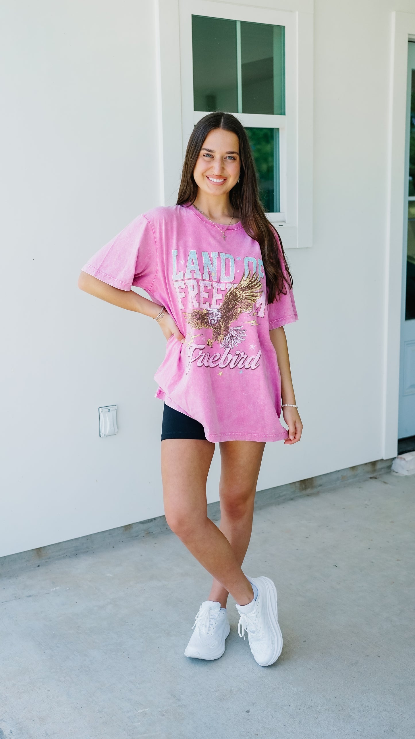 Land of Freedom Pink Tee