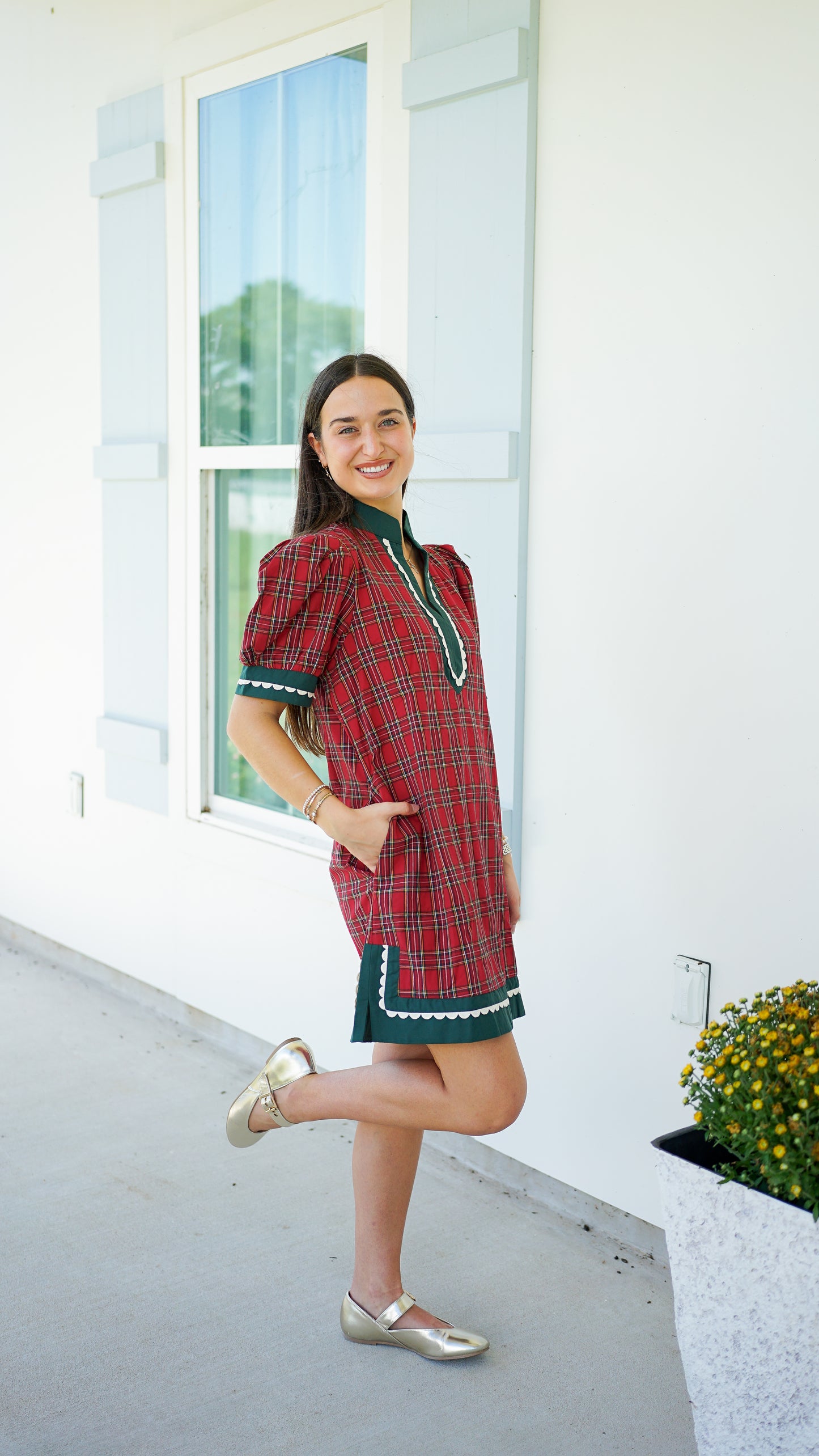 Christmas Plaid Dress
