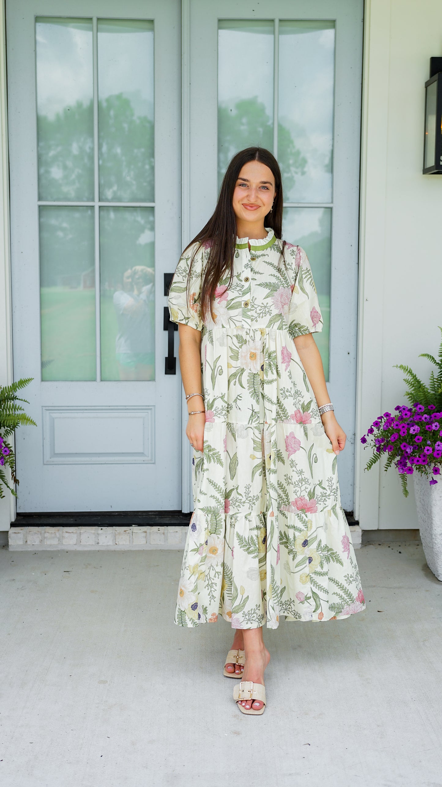 Let Go and Let God Cream Dress
