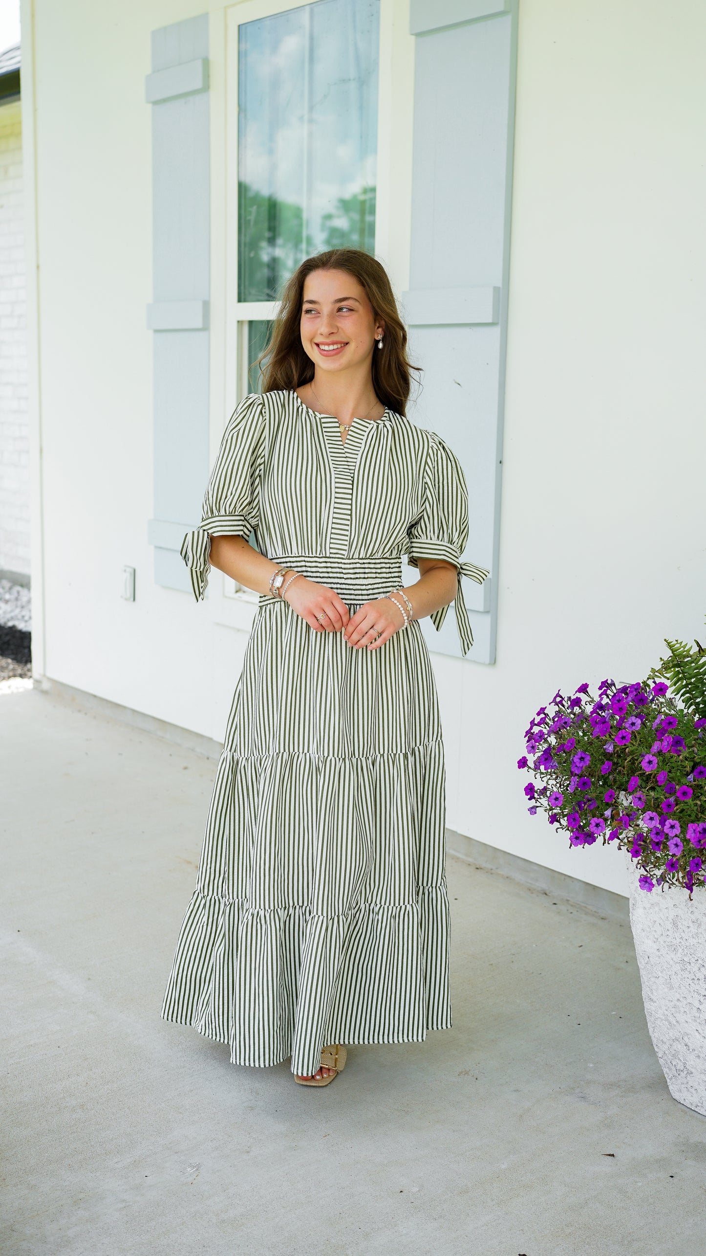 Sophisticated In Stripes Dress