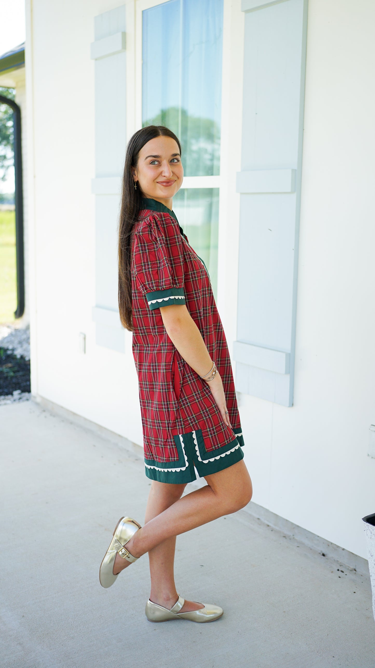 Christmas Plaid Dress