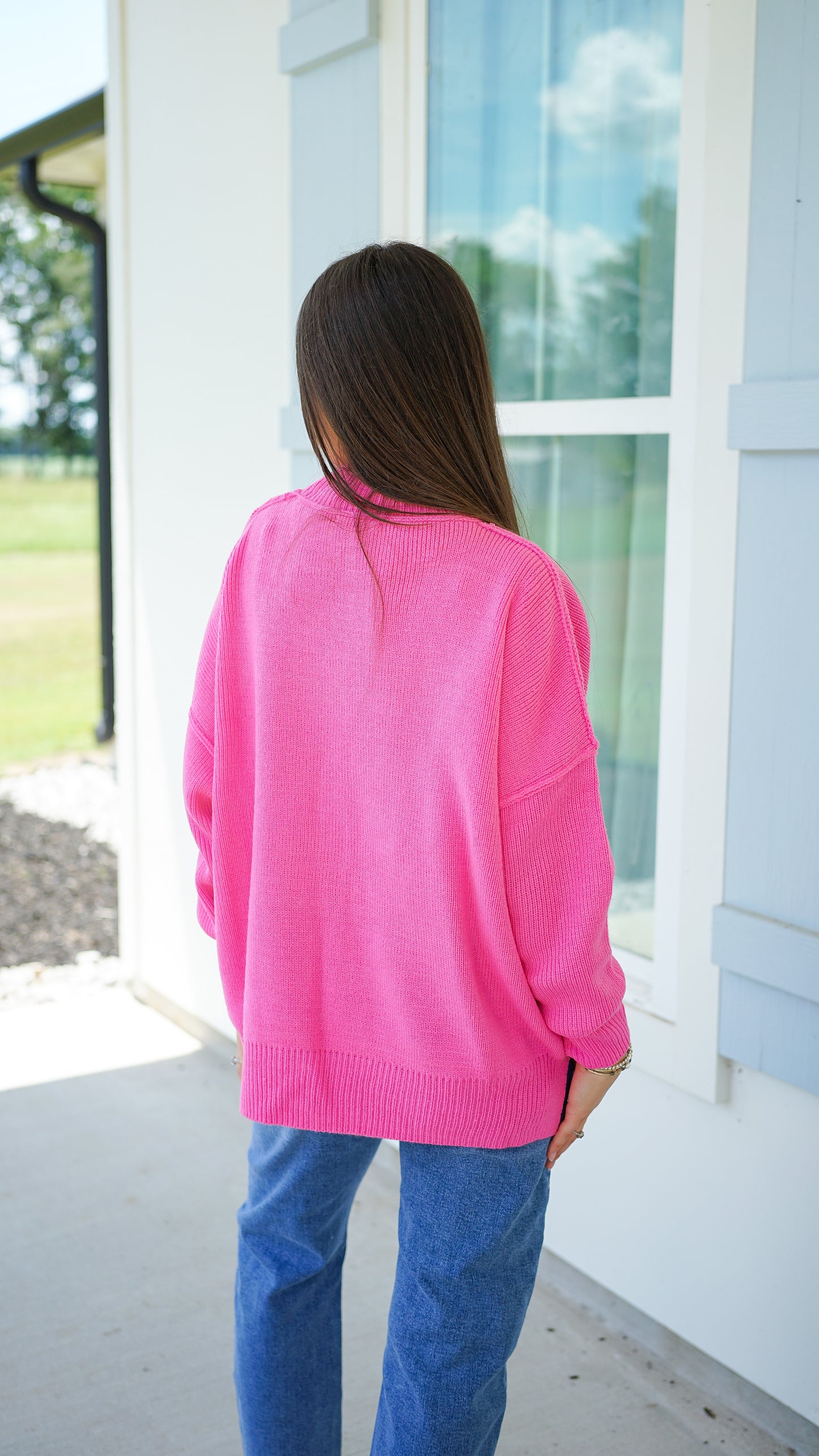 Be Still Candy Pink Sweater