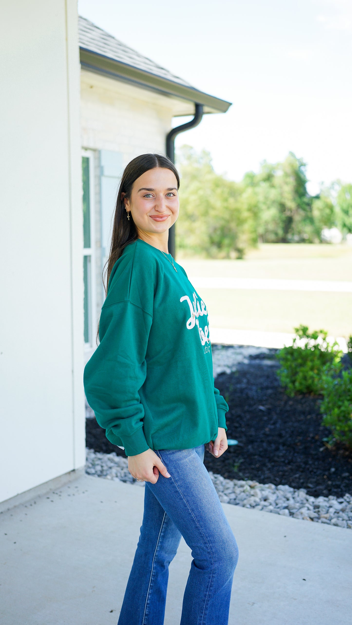 Jolie Noelle Gingerbread Sweatshirt