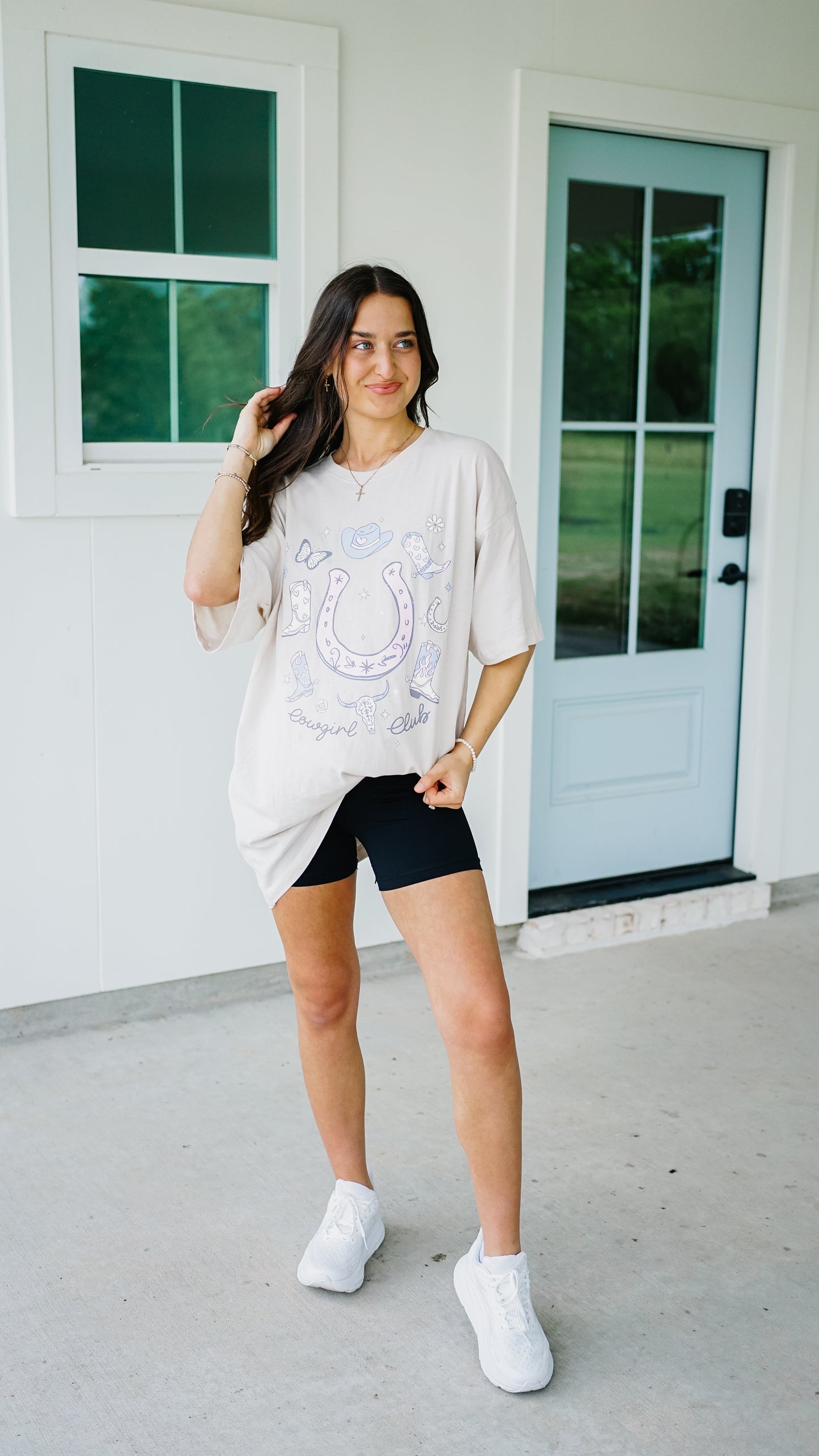 Cowgirl Club Oversized Tee