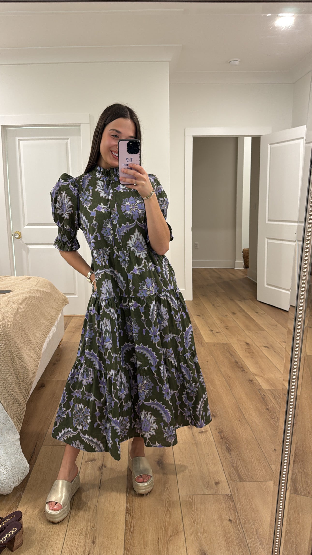 Look To Him Midi Dress