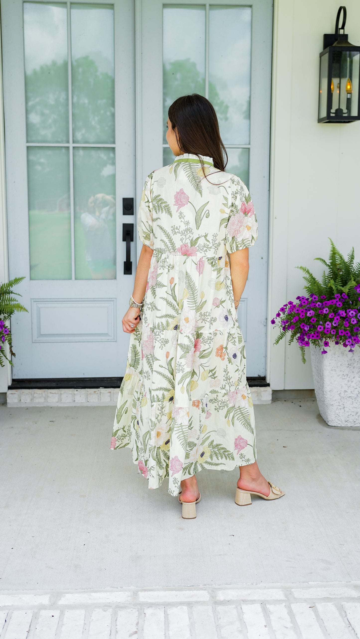 Let Go and Let God Cream Dress