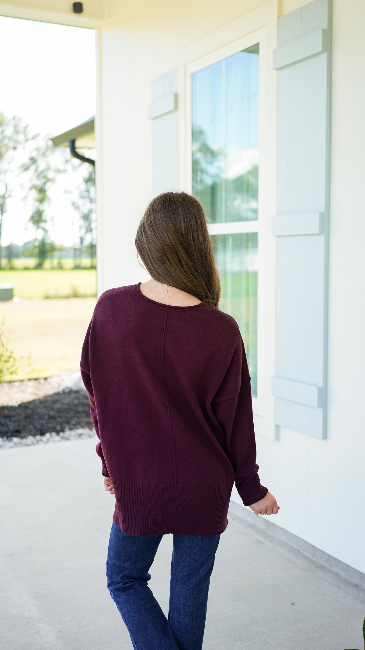 Nothing Like It Wine Sweater