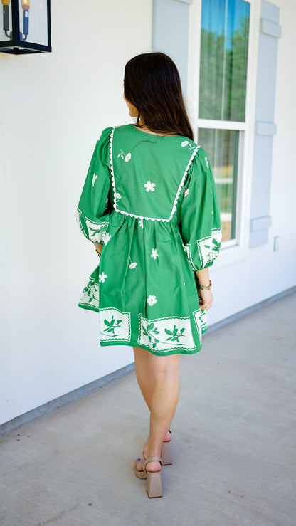 Feeling Great In Green Dress