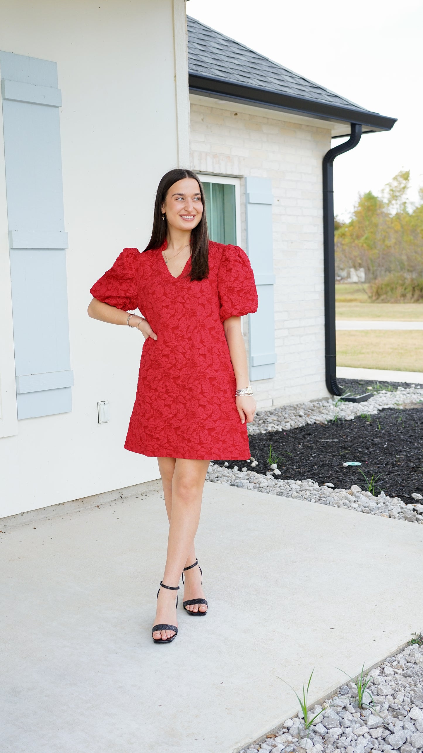 Cheerful Feelings Red Dress