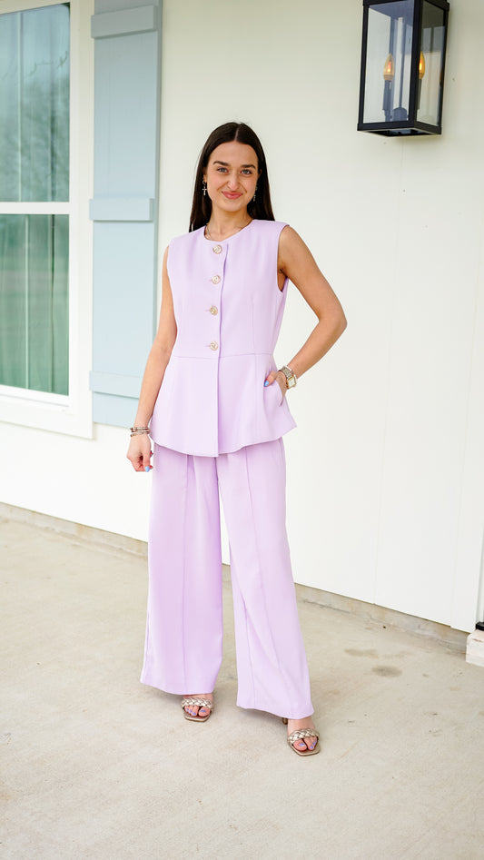 Pretty In Pastel Pantsuit