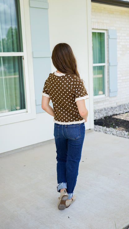 Polka Dot Pretty Top