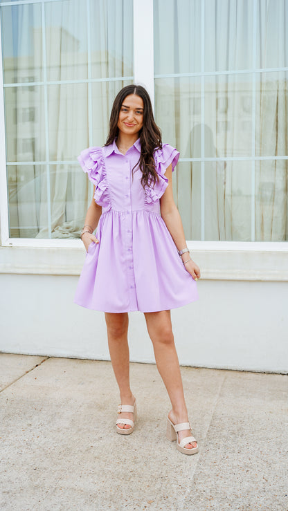 Something Beautiful Lavender Dress
