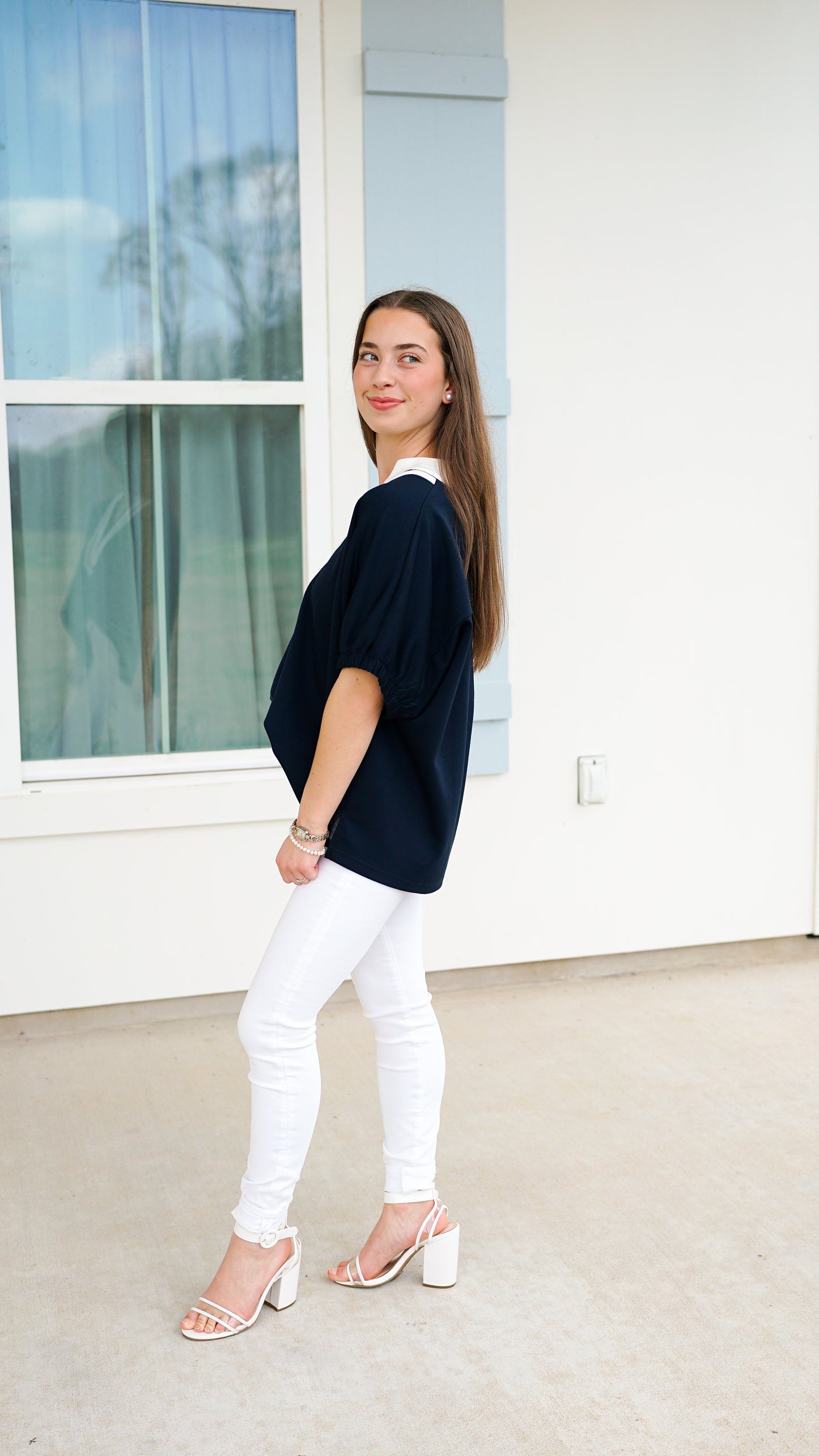 Style and Simplicity Navy Top