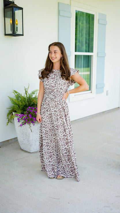 Leopard Love Maxi Dress