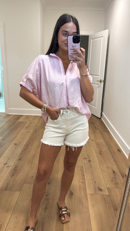 Fit For You White Denim Shorts