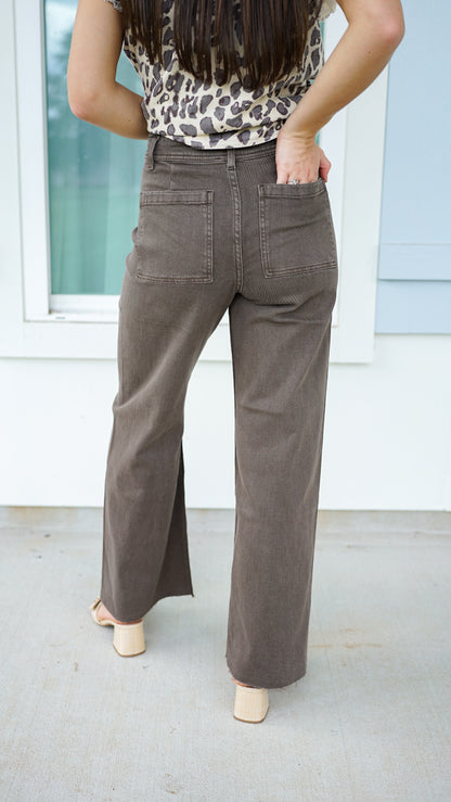 Never Better Brown Pants