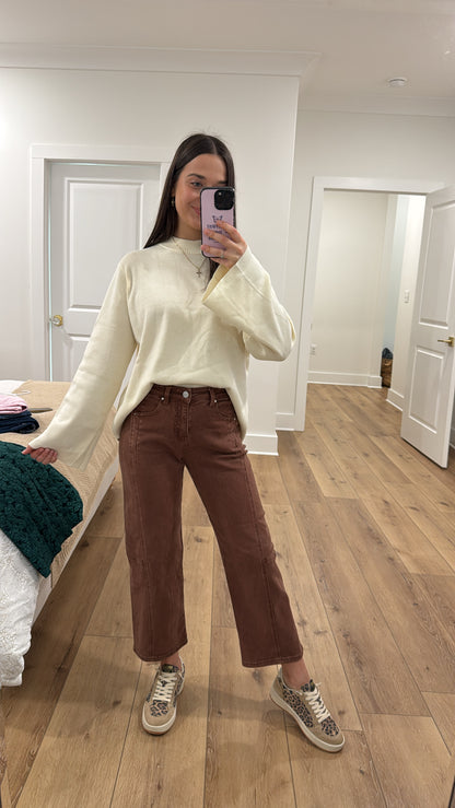 Either Way Cream Sweater