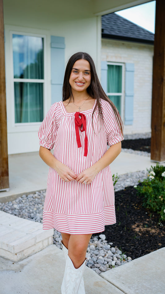Red Letters Dress
