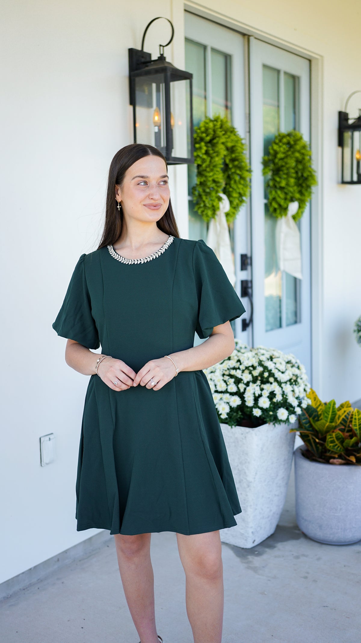 Elegant In Emerald Dress