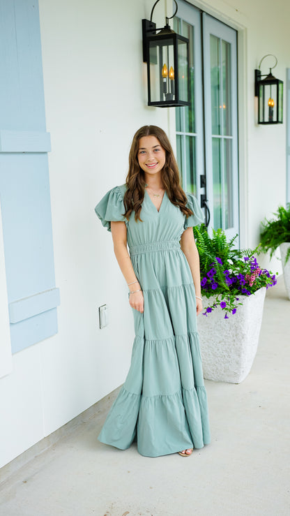 Save Me a Dance Sage Dress
