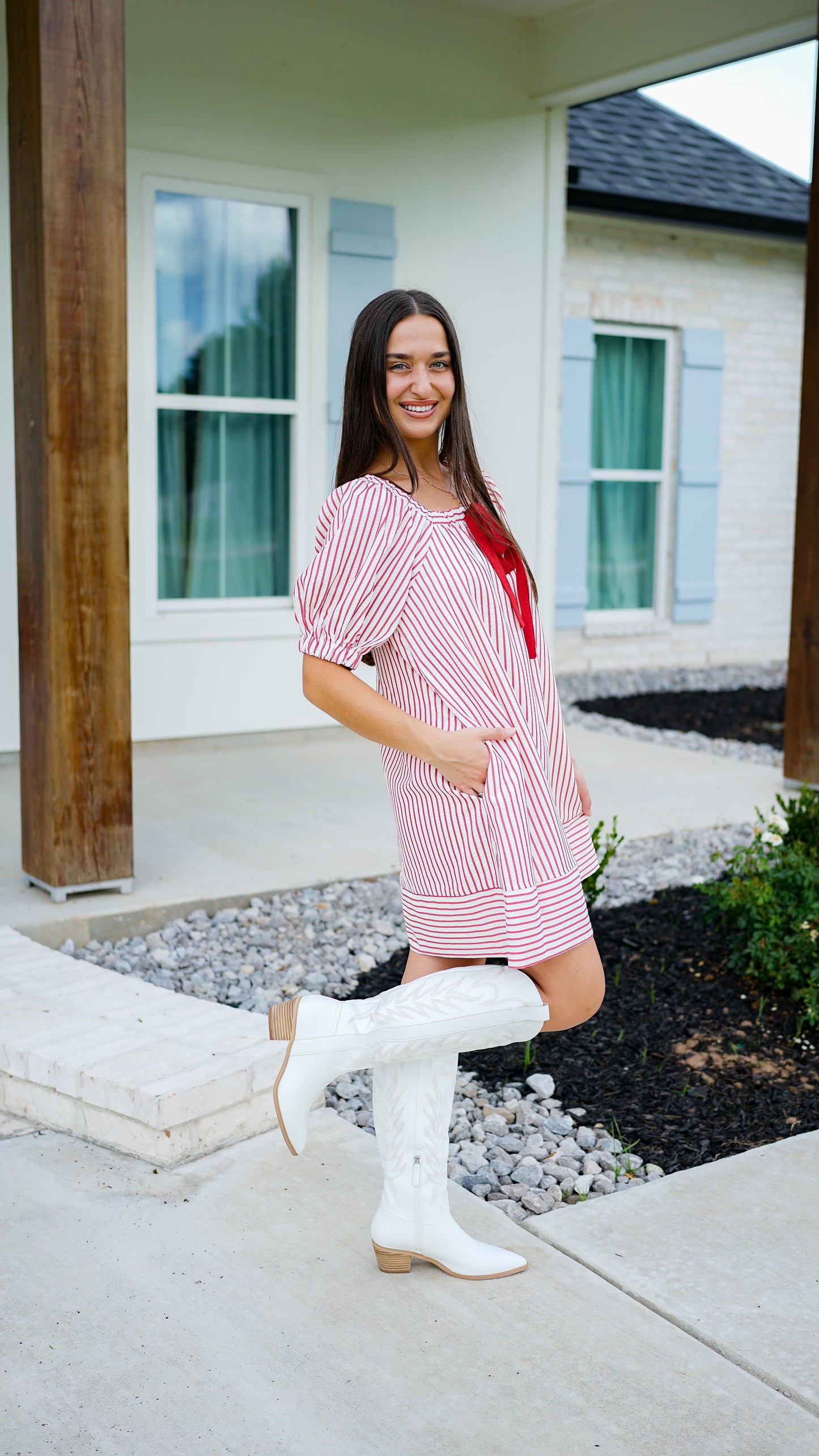 Red Letters Dress
