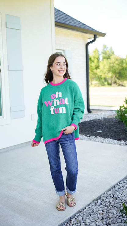 Oh What Fun Sweater