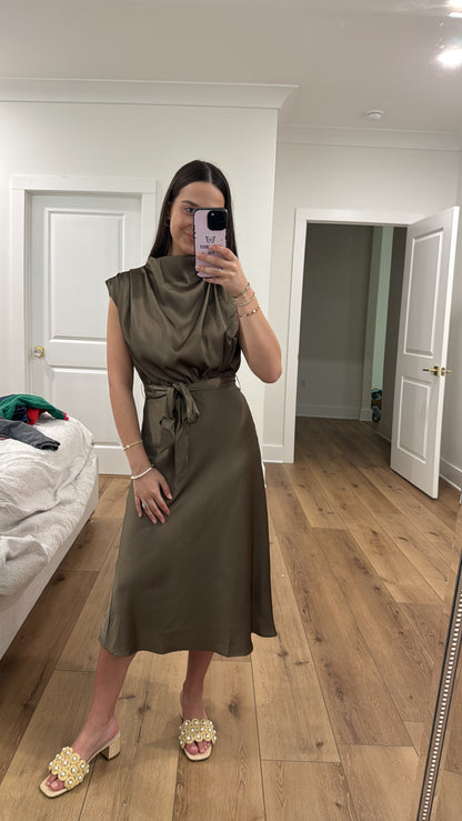 Time For Fun Mocha Dress