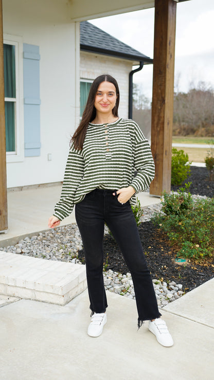 Simple In Stripes Top