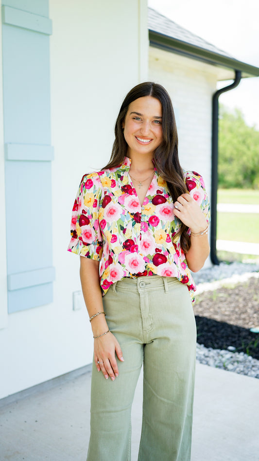 Floral Feelings Top