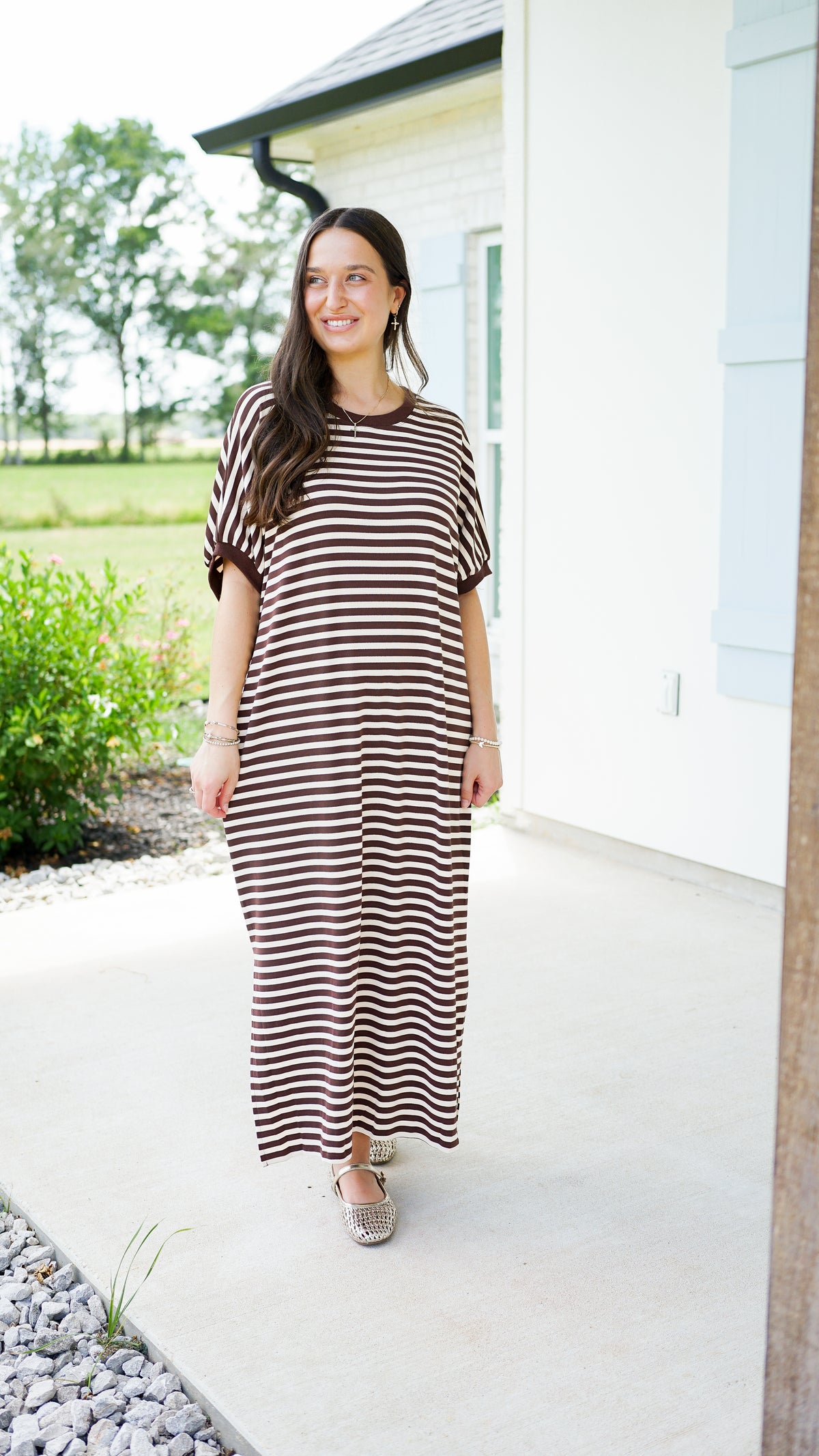 Keep It Cool Chocolate Dress