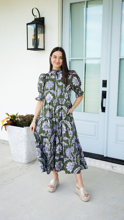 Look To Him Midi Dress