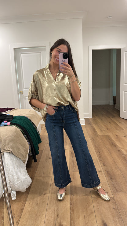 Sweet Shimmer Gold Top