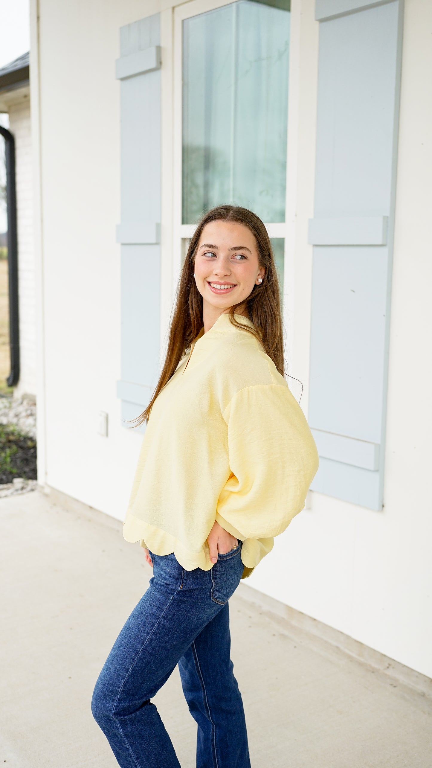 Don’t Overthink It Yellow Top