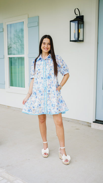 Blessings on Blessings Blue Dress